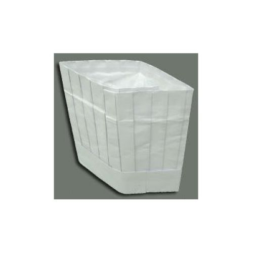 Winco Disposable Chef Hat, 12 inch High - 10 pieces per bag -- 10 bags per case.