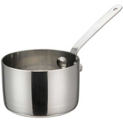 Winco Stainless Steel Mini Sauce Pan, 2 3/4 inch Dia x 1 3/4 inch Height -- 12 per case.