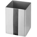 Winco Stainless Steel Square Sugar Packet Holder, 1 3/4 x 13/4 inch -- 12 per case.