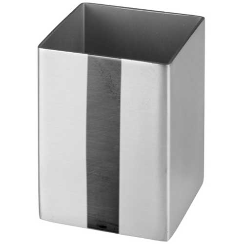 Winco Stainless Steel Square Sugar Packet Holder, 1 3/4 x 13/4 inch -- 12 per case.