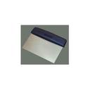 Winco Stainless Steel Dough Scraper with Plastic Handle, 6 x 3 inch Blade.