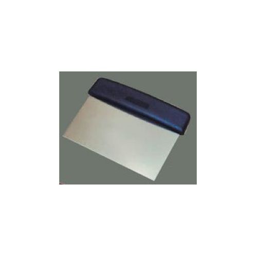 Winco Stainless Steel Dough Scraper With Plastic Handle, 6 X 3 Inch Blade