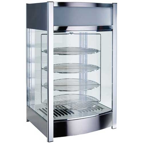 Winco Adjustable Temperature 14 Rack Electric Display Merchandiser, 875 Watts.