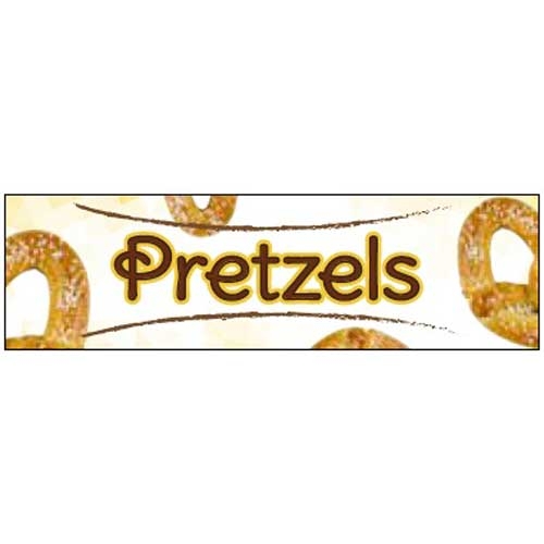 Winco Pretzel Sign for EDM-2 Display Merchandiser.