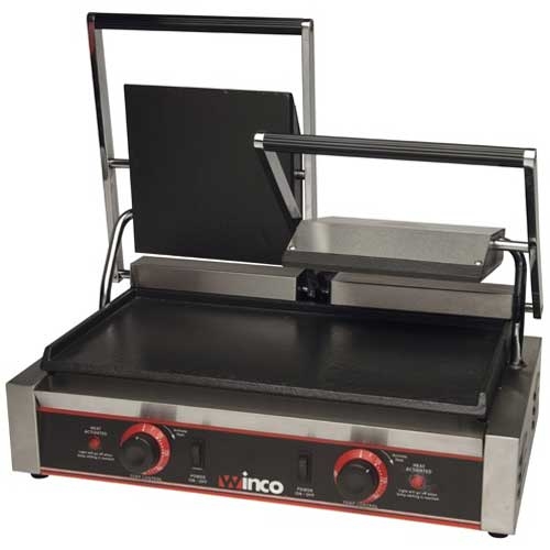 Winco Double Sandwich Grill, 9 inch Flat Plate.
