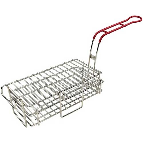 Winco Chimichanga Burrito Fry Basket, 11 1/2 x 6 x 3 7/8 inch -- 6 per case.