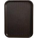 Winco Plastic Brown Fast Food Tray, 14 x 18 inch -- 12 per case.