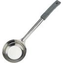 Winco Prime Stainless Steel One Piece Solid Food Portioner with Gray Handle, 4 Ounce -- 12 per case.