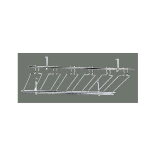 Winco Chrome Plated Overhead Glass Rack, 18 X 36 X 4 Inch