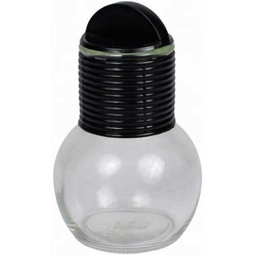 Winco Glass Hottle with Plastic Lid, 10 Ounce -- 12 per case.
