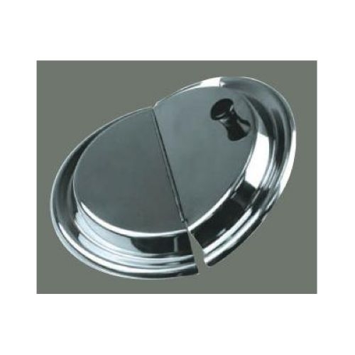 Winco Stainless Steel Hinged Cover Only - for 11 Quart Bain Marie Inset.