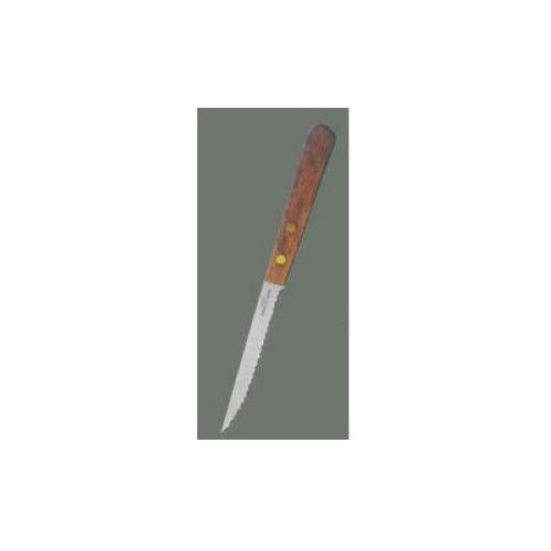 Winco Economy Wood Handle Steak Knife, 4 Inch -- 12 Per Case