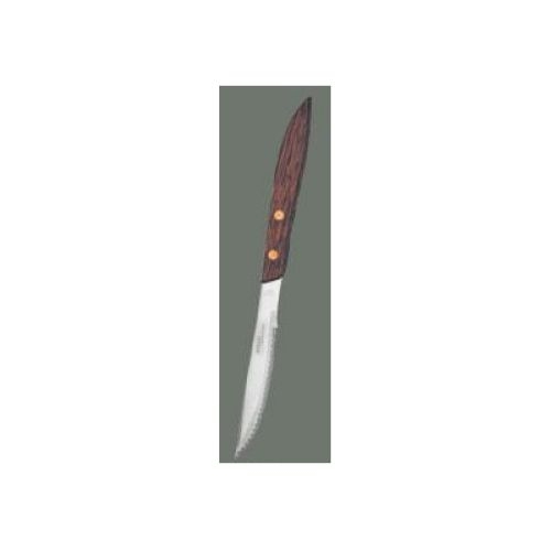 Winco Steak Knife with Wood Handle, 4 3/8 inch Blade -- 12 per case.