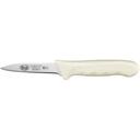 Winco Stal Paring Knife with White Polypropylene Handle, 3.25 inch -- 12 per case.