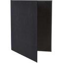 Winco Black Two Views Menu Cover fits 8 1/2 x 11 inch Letter Size Paper Inserts -- 10 per case.