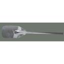 Winco 18/8 Stainless Steel Mixing Paddle, 24 inch.