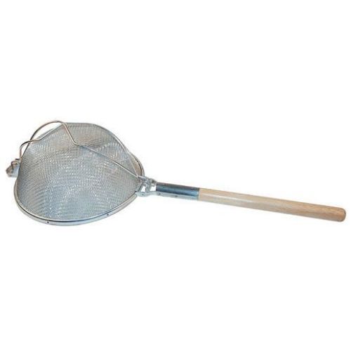 Winco Tinned Double Mesh Strainer With Reinforced Bowl, 12 Inch