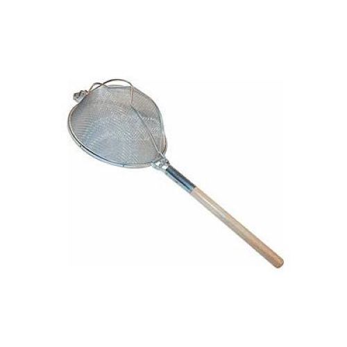Winco Tinned Double Mesh Strainer With Reinforced Bowl, 14 Inch