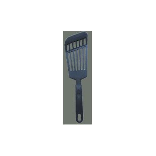 Winco Black Nylon Rectangular Fish Spatula, 12 inch.