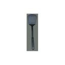 Winco Black Nylon Wide Blade Slotted Spatula, 12 inch.