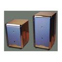Winco Stainless Steel Half-Size Napkin Dispenser, 3 1/2 x 4 1/2 inch.