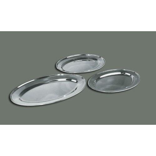 Winco Stainless Steel Heavy Oval Platter, 12 X 8 5/8 Inch