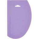 Winco Plastic Purple Dough Scraper, 7 1/2 x 4 3/4 inch -- 12 per case.