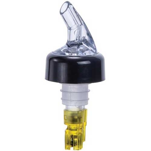 Winco Yellow Tail Measured Pourer, 1 1/2 Ounce -- 10 per case.