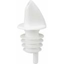 Winco White Free Flow Pourer -- 12 per case.