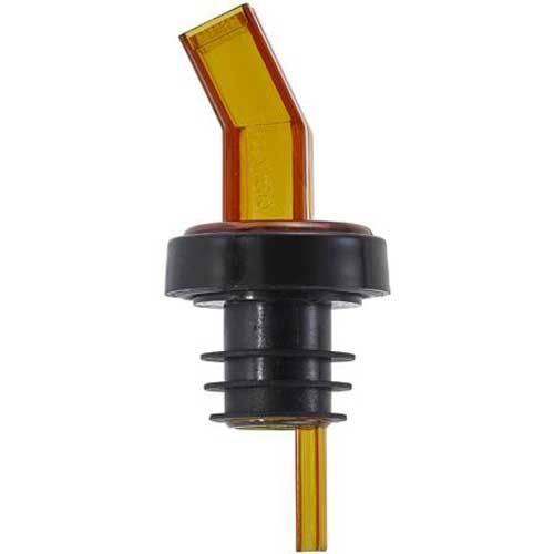 Winco Gemstone Amber Screened Pourer -- 12 per case.