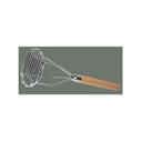 Winco Round Potato Masher, 4 x 18 inch.