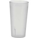 Winco Clear Pebbled Tumbler, 24 Ounce -- 2 per case.