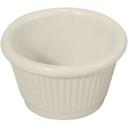 Winco Bone Melamine Fluted Ramekin, 1 1/2 Ounce -- 8 per case.