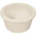 Winco Bone Melamine Plain Ramekin, 1 1/2 Ounce -- 8 per case.