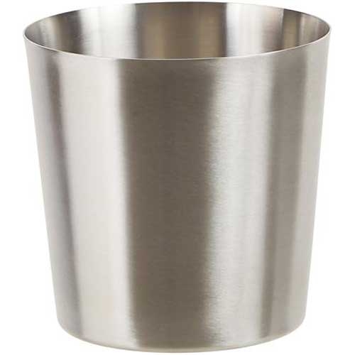 Winco Stainless Steel Solid Satin Finish Fry Cup, 3 1/4 inch Dia x 3 1/2 inch Height -- 12 per case.