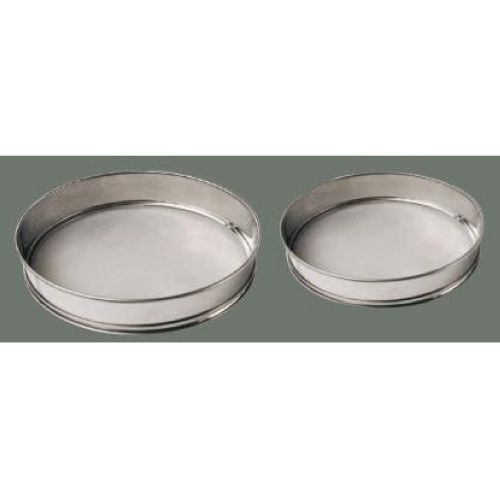 Winco Stainless Steel Rim Sieve With Mesh, 16 Inch Diameter