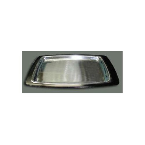 Winco Stainless Steel Oblong Sizzling Platter, 11 inch.