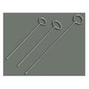 Winco Stainless Steel Oval Skewer, 10 inch -- 60 per case.