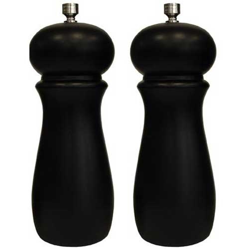 Winco 2 Piece Pepper Mills Set with 2 Extra Knobs -- 12 set per case.