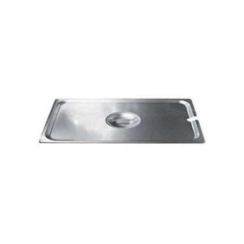 Winco 18/8 Stainless Steel Slotted Cover Only - for 1/4-Size Steam Table Pan.