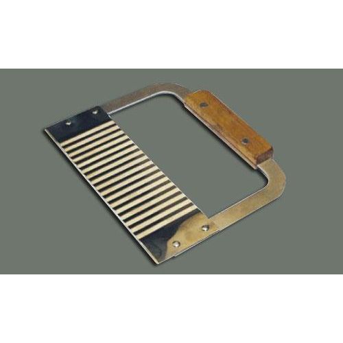 Winco Stainless Steel Serrator With Wood Handle, 7 Inch