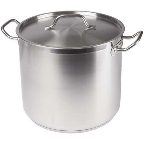Winco Stainless Steel Stock Pot with Cover, 20 Quart -- 4 per case.