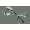 Winco Stainless Steel Heavy Duty Salad Tong, 10 inch.