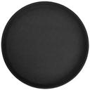 Winco Black Non Slip Round Premium Fiberglass Tray, 11 inch -- 6 per case.