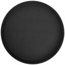 Winco Black Non Slip Round Premium Fiberglass Tray, 16 inch -- 6 per case.