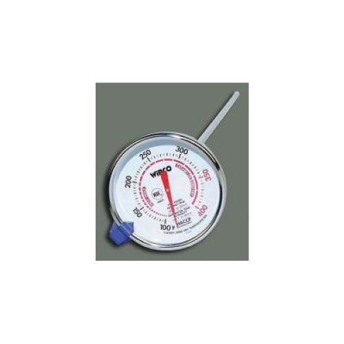 Winco Calibrated Candy And Deep Fry Thermometer, 12 Inch Length