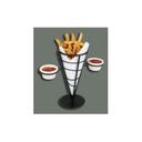 Winco Wire French Fries Holder - 1 Cone, 4 5/8 x 9 3/8 inch.
