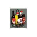Winco Straight Back Wire Condiment Caddy, 8 1/4 x 6 1/4 x 9 inch.