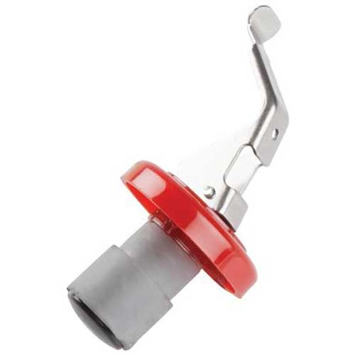 Winco Red Collar Wine Bottle Stopper -- 12 per case.