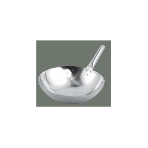 Winco Stainless Steel Nailed Joint Chinese Wok, 14 Inch